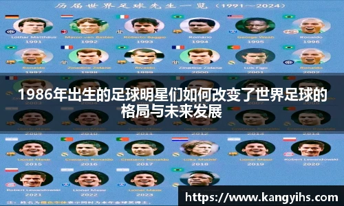 1986年出生的足球明星们如何改变了世界足球的格局与未来发展